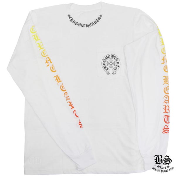 ◆早い者勝ち◆Chrome Hearts ククロムハーツ ロングTシャツ 偽物 ホースシューカラー