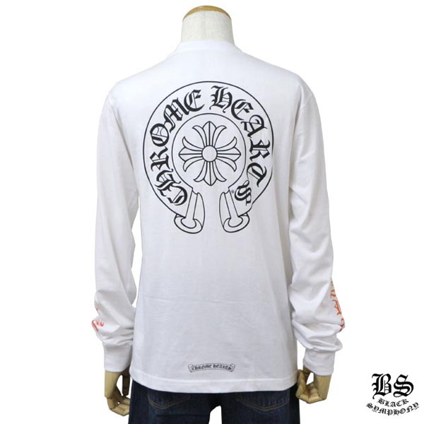 ◆早い者勝ち◆Chrome Hearts ククロムハーツ ロングTシャツ 偽物 ホースシューカラー