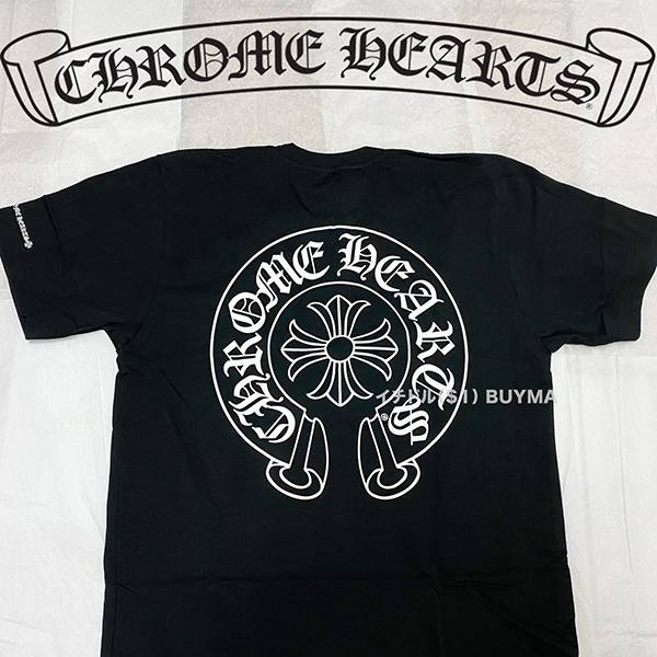クロムハーツ Tシャツコピー CH Horseshoe Tee Black 累積売上総額第１位