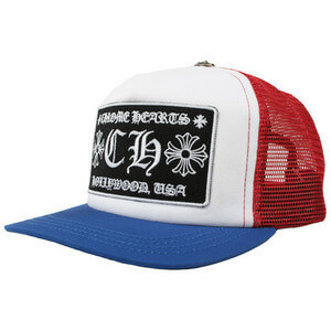 クロムハーツ スーパーコピー Chrome Hearts メッシュキャップ CH TRUCKER CAP 青&赤