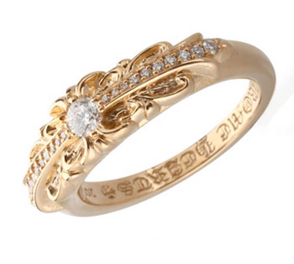 2018新作大人気 CHROME HEARTS クロムハーツスーパーコピー FLAT CH PLUS NAIL リング