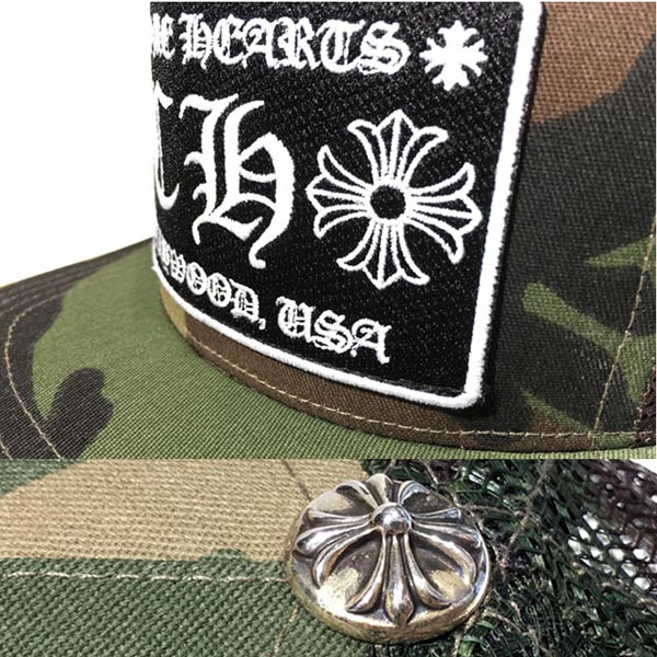 【CHROME HEARTS】クロムハーツ レプリカ 迷彩 キャップ NYにて購入★大人気キャップ
