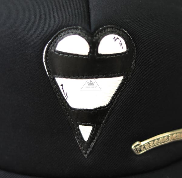 CHROME HEARTS クロムハーツ レプリカ メッシュキャップ CH Matty boy Heart Leather Trucker Cap ■サイズ フリーサイズ（調整可能） ■カラー ブラック