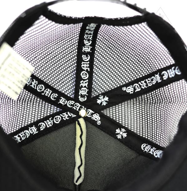 CHROME HEARTS クロムハーツ レプリカ メッシュキャップ CH Matty boy Heart Leather Trucker Cap ■サイズ フリーサイズ（調整可能） ■カラー ブラック