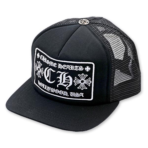 CHROME HEARTS インボイス原本/クロムハーツ スーパーコピー/ メンズキャップ ブラック CH