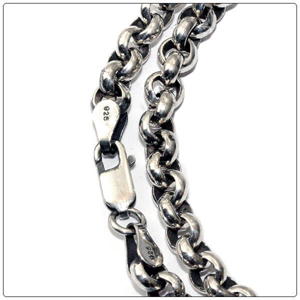 クロムハーツ スーパーコピー Chrome Hearts ガボラトリ―TOKYO&OSAKA製 ロールチェーンラージネックレスチェーン 20インチ (約50センチ)