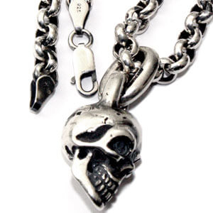クロムハーツ スーパーコピー Chrome Hearts ガボラトリ―TOKYO&OSAKA製 ロールチェーンラージネックレスチェーン 20インチ (約50センチ)