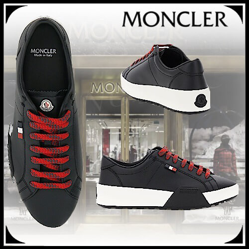 モンクレール スニーカー 偽物★【2020-21 AW】MONCLER ベーシック ブラック 4M724 00 02SHJ