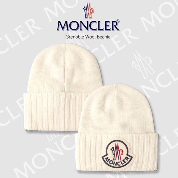 2020新作◆MONCLER◆モンクレールスーパーコピー ロゴ ウール ビーニー 9926200A9186