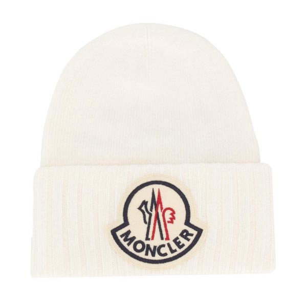 2020新作◆MONCLER◆モンクレールスーパーコピー ロゴ ウール ビーニー 9926200A9186