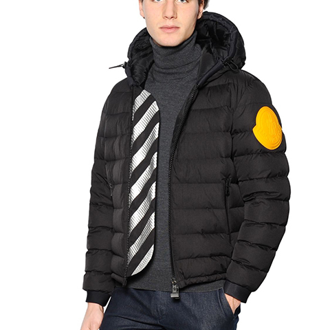 TOPセラー賞！16/17秋冬モンクレールスーパーコピー┃MONCLER★OFF WHITE DINARD┃ブラック