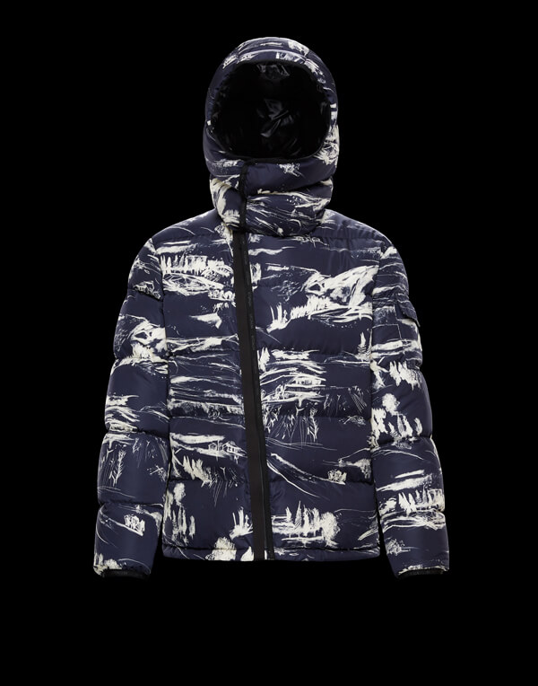 MONCLER モンクレールスーパーコピー★18/19秋冬フード付きNEUVICダウンジャケット【紺】