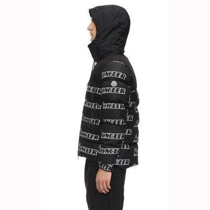 MONCLER モンクレールスーパーコピー 19/20AW ロゴプリントダウン FAIVELEY ブラック