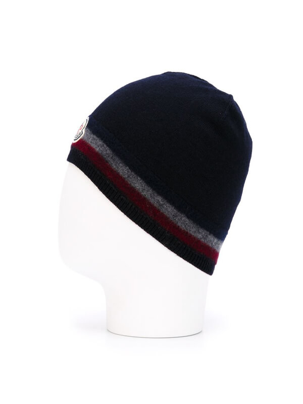 MONCLER モンクレールスーパーコピー キャップマフラー ロゴビーニー