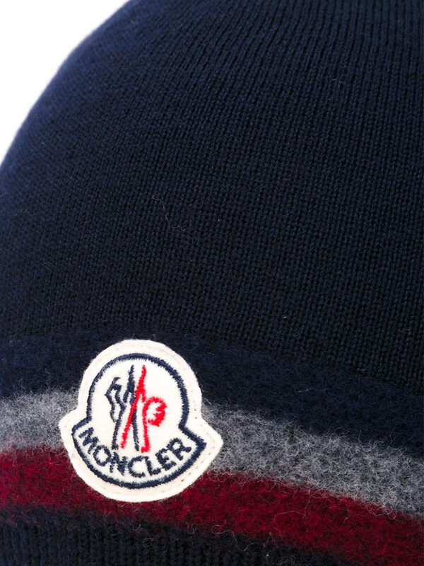 MONCLER モンクレールスーパーコピー キャップマフラー ロゴビーニー