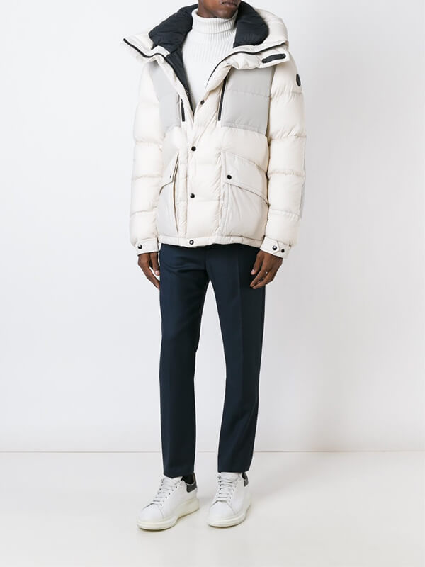 モンクレールスーパーコピー MONCLER カラーブロック ダウンコート