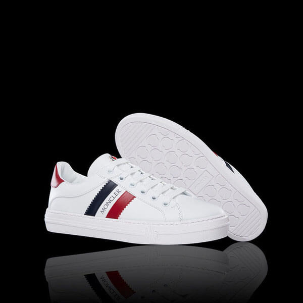 モンクレール スニーカー 偽物 MONCLER★ARIEL ロゴ レザー スニーカー 09B4M70440019MT002