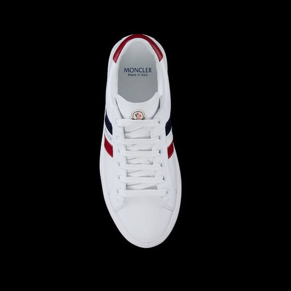 モンクレール スニーカー 偽物 MONCLER★ARIEL ロゴ レザー スニーカー 09B4M70440019MT002