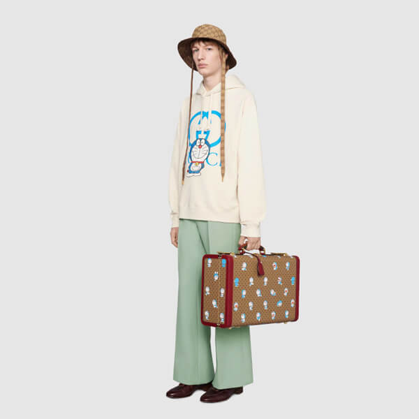 グッチ ドラえもん 偽物☆21SS☆【グッチ】x DORAEMON ★コラボ★ コットン パーカー 646953 XJDE1 9150