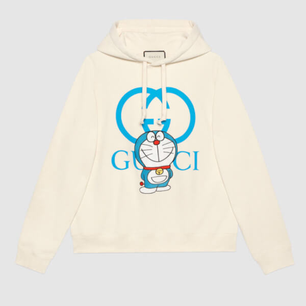 グッチ ドラえもん 偽物☆21SS☆【グッチ】x DORAEMON ★コラボ★ コットン パーカー 646953 XJDE1 9150