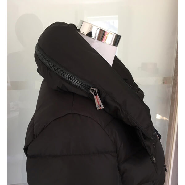 モンクレール 偽物☆MONCLER☆ 大人気ロングダウンコートFLAMMETTE♪ ブラック