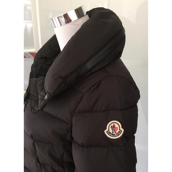 モンクレール 偽物☆MONCLER☆ 大人気ロングダウンコートFLAMMETTE♪ ブラック