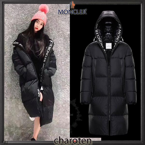 19/20秋冬新作 モンクレール パチモン MONCLER TEMPLON ロングダウンジャケット カップルで共有も☆ロゴをチラ見せ TEMPLON