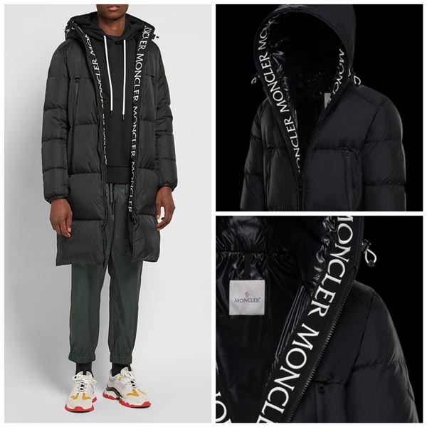 19/20秋冬新作 モンクレール パチモン MONCLER TEMPLON ロングダウンジャケット カップルで共有も☆ロゴをチラ見せ TEMPLON