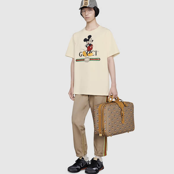 DISNEY (ディズニー) x グッチ Tシャツ 偽物 オーバーサイズ 3色 565806 XJB66 9756