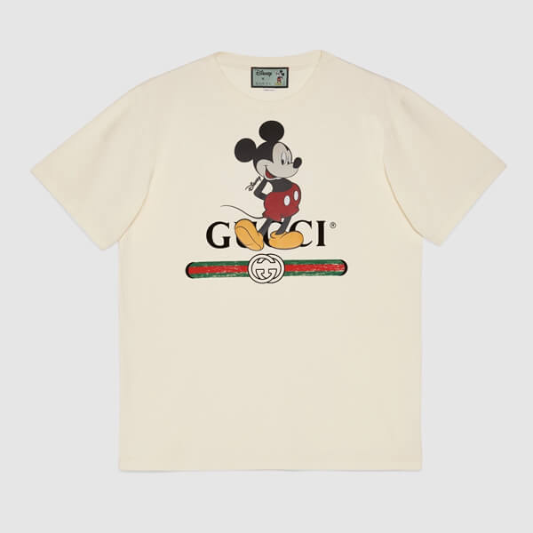 DISNEY (ディズニー) x グッチ Tシャツ 偽物 オーバーサイズ 3色 565806 XJB66 9756