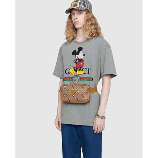 DISNEY (ディズニー) x グッチ Tシャツ 偽物 オーバーサイズ 3色 565806 XJB66 9756
