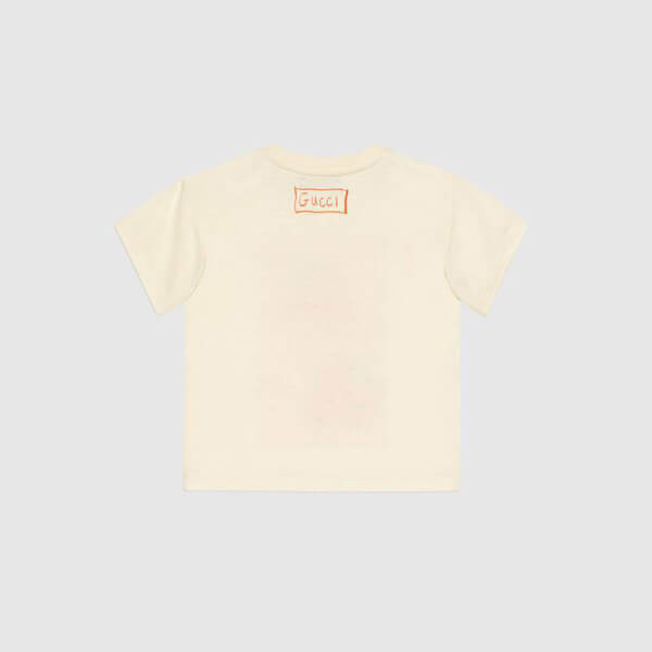 グッチ いちご 偽物 Tシャツ ロゴ 2020新作 ホワイト ユニセックス いちご 果物 白