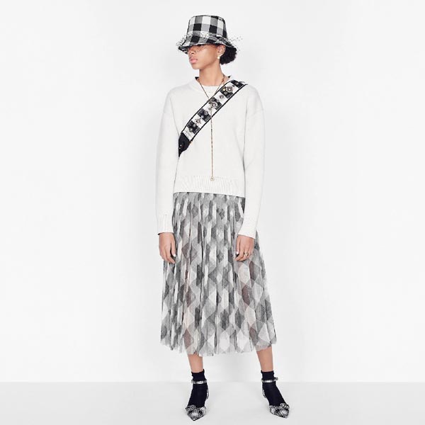 ディオールスーパーコピー＊19AW TEDDY D CHECK'N'ディオール ボブハット ベール付き