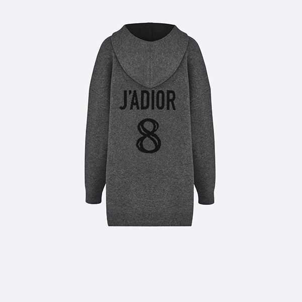 ディオール セーター 偽物 \'J\'Adior 8\' ロゴ カシミヤ フード付き 844S92AM009_X8805