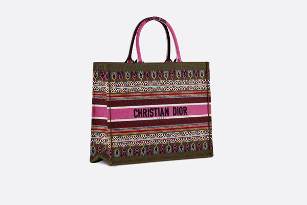 限定入手困難【Christian ディオール】ディオール ブックトート スーパーコピー カラフル手縫い刺繍ブックトートSAC ディオール BOOK TOTE EN TOILE