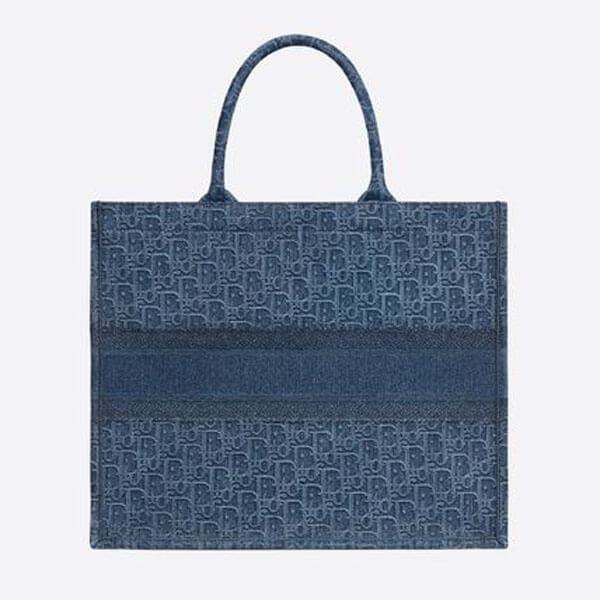 ディオール ブックトート 偽物 日本未入荷★ディオール BOOK TOTE "ディオール Oblique" デニム M1286ZWAL_M928