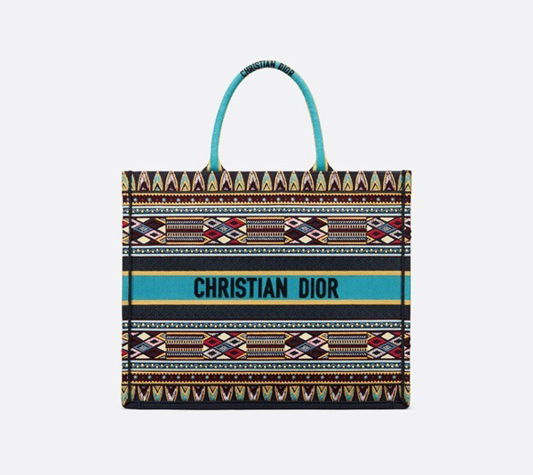 2019新作大人気限定入手困難ディオールブックトートコピー【Christian ディオール】カラフル手縫い刺繍ブックトート