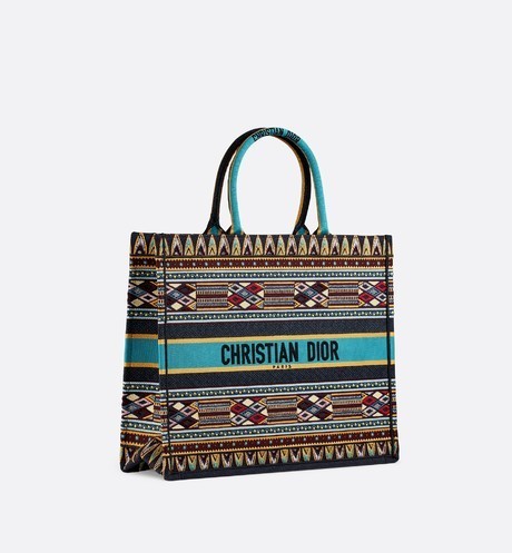 2019新作大人気限定入手困難ディオールブックトートコピー【Christian ディオール】カラフル手縫い刺繍ブックトート