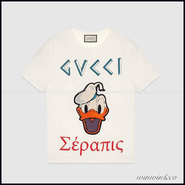 2020新作大人気予約受付中 グッチスーパーコピー グッチ メンズ プリント Tシャツ 440103 X5Q31 9134