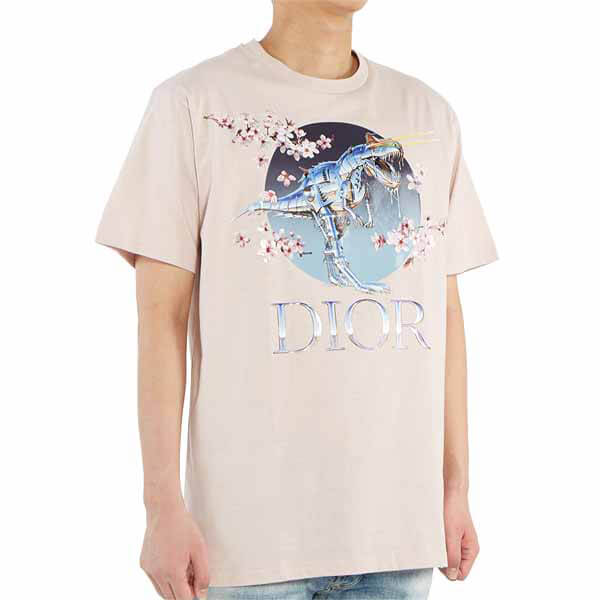 ディオール x Sorayama 偽物 ロゴプリント Tシャツ☆2色