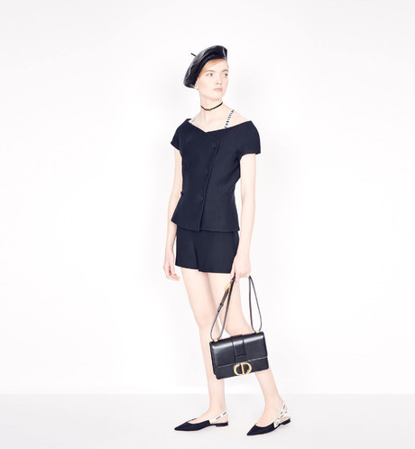 【ディオール】19/20AW ディオールスーパーコピー カーフスキン “30 MONTAIGNE” バッグ (Black)