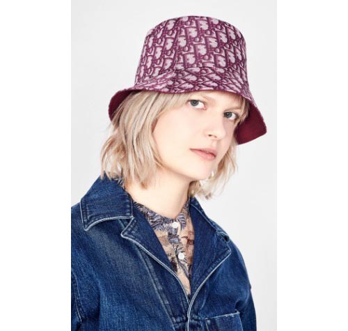 ディオール(ディオールスーパーコピー)"TEDDY D CD OBLIQUE"リバーシブル ハット 19AW