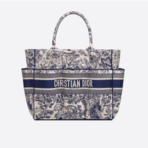 ディオール ブックトート 偽物 Christian ディオール★SAC CATHERINE TOTE キャサリントートバッグ M1279ZTDT_M808