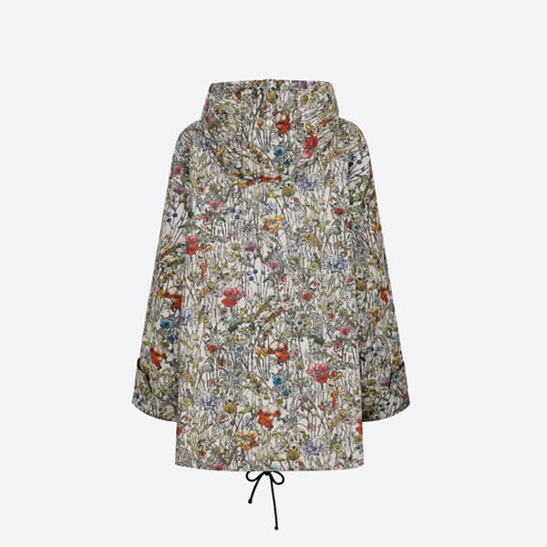 ディオール コート 偽物 アノラック Mille Fleurs テクニカルタフタ ジャカード