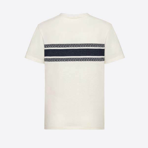 ディオール Tシャツ 偽物 IVIERA*コットンジャージー Tシャツ★2色143T04A4043_X5645