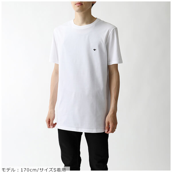 ディオール Tシャツ コピー ディオール Homme CHRISTIAN ディオール LOGO クルーネック 半袖 Tシャツ 733J603B0446 089