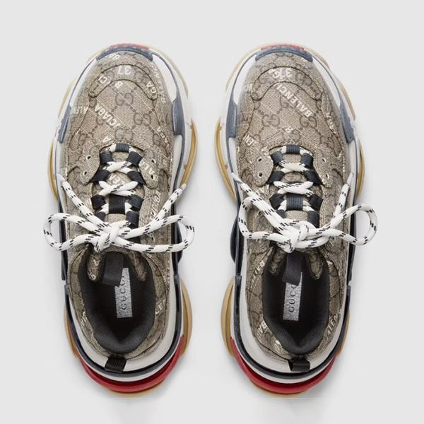 【バレンシアガ グッチ 偽物】Triple S ウィメンズ スニーカー 677192ULZ109795