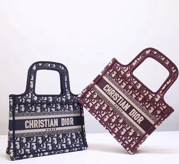 2020新作★ディオール★ディオールスーパーコピー とにかく欲しい Oblique BOOK ミニミニTOTE