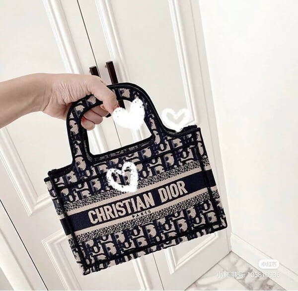 2020新作★ディオール★ディオールスーパーコピー とにかく欲しい Oblique BOOK ミニミニTOTE