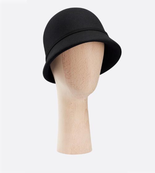 ディオールスーパーコピー ヴァンサンカン掲載！Arty Felt Tulip ブラック ハット